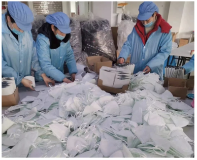 上海奉贤全力支持区内企业赶工生产口罩和新型冠状病毒检测试剂
